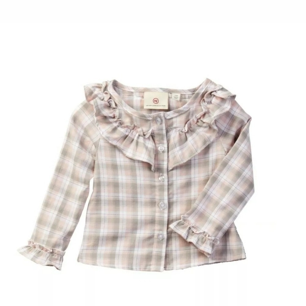 adriano goldschmied kids vintage sky blouse plaid button blouse